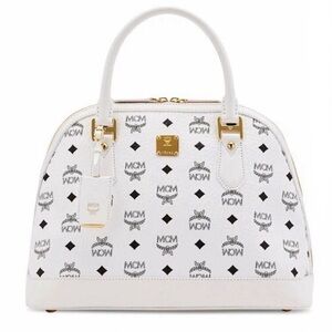 EXTREMELY RARE mcm heritage bowler bag purse